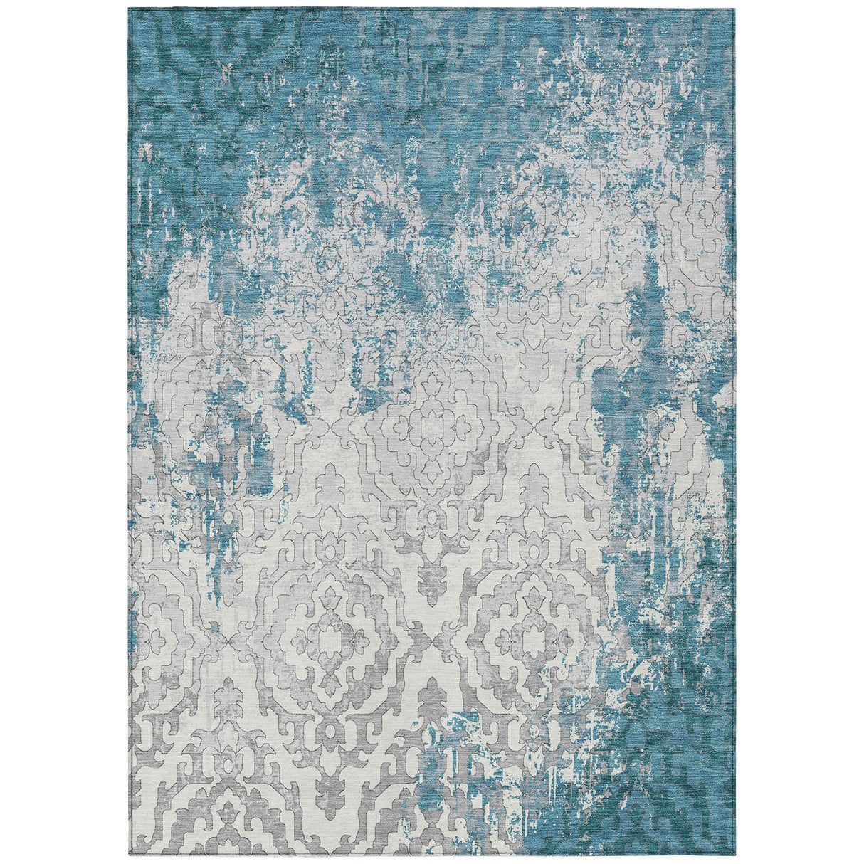 Machine Washable Indoor/ Outdoor Chantille Transitional Rug