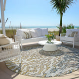 Machine Washable Indoor/ Outdoor Chantille Transitional Rug