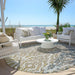 Machine Washable Indoor/ Outdoor Chantille Transitional Rug