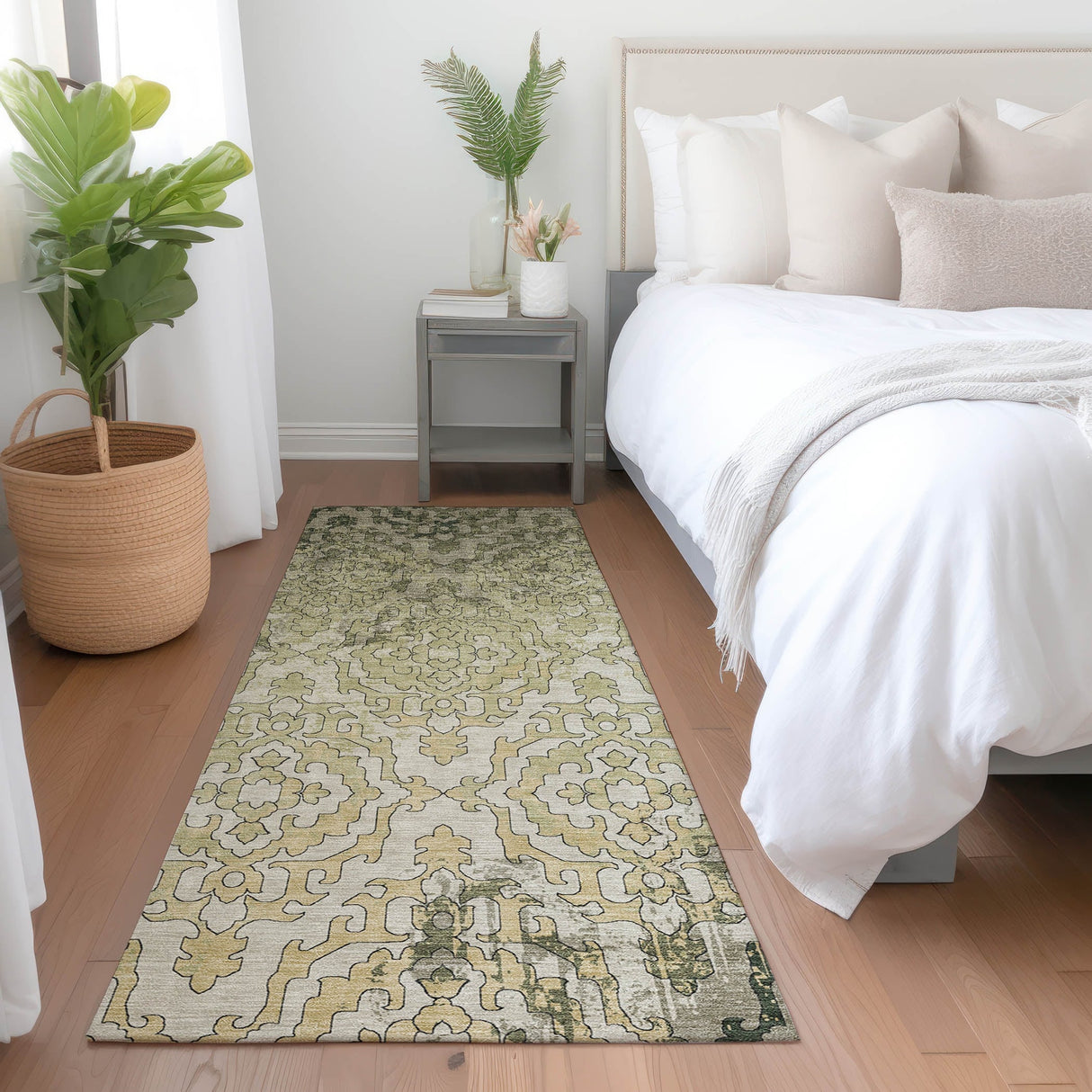 Machine Washable Indoor/ Outdoor Chantille Transitional Rug