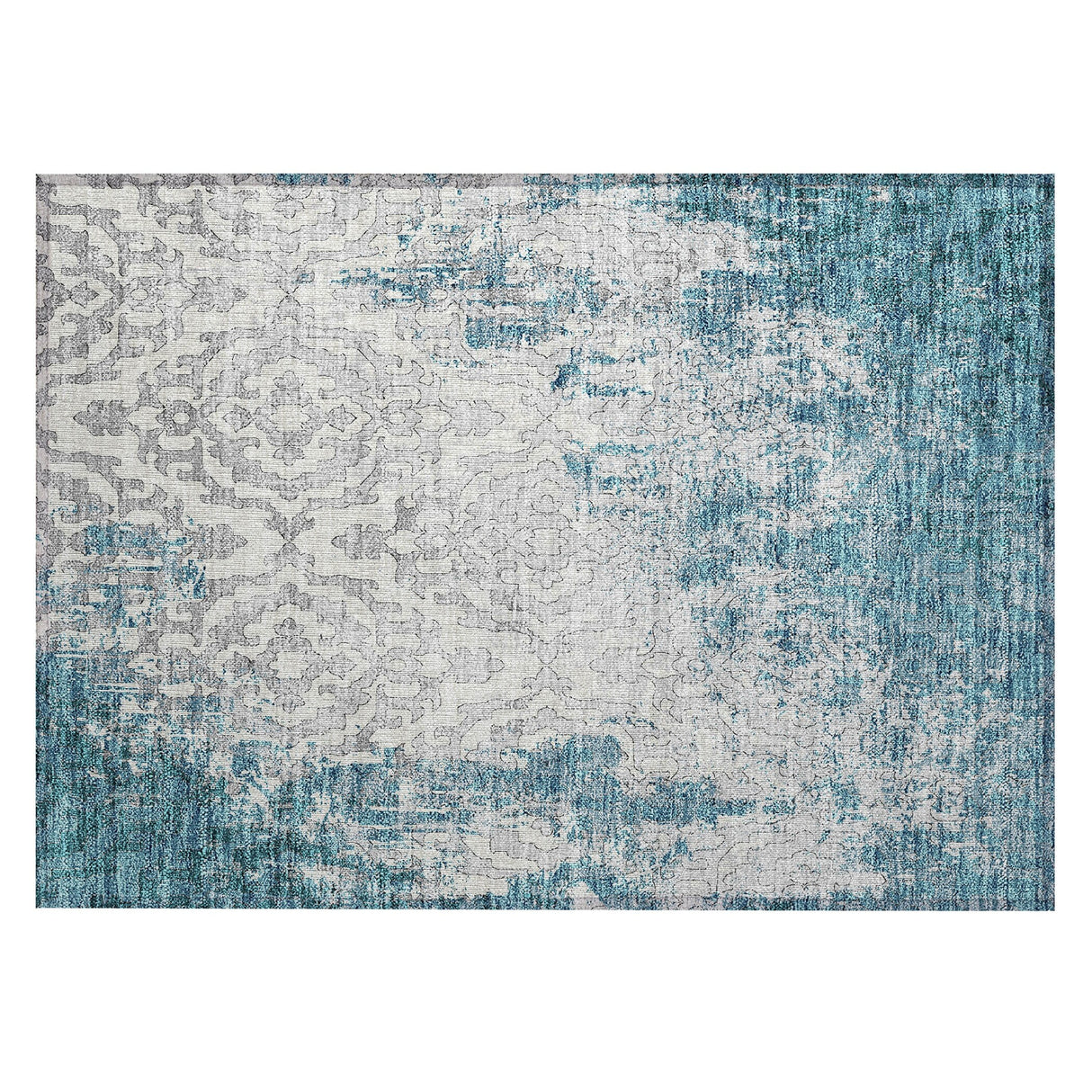 Machine Washable Indoor/ Outdoor Chantille Transitional Rug