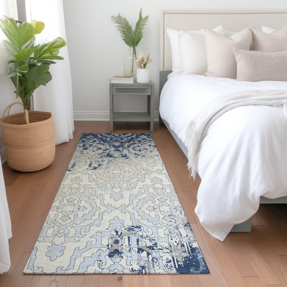 Machine Washable Indoor/ Outdoor Chantille Transitional Rug