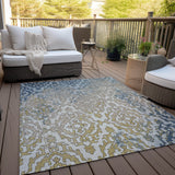 Machine Washable Indoor/ Outdoor Chantille Transitional Rug
