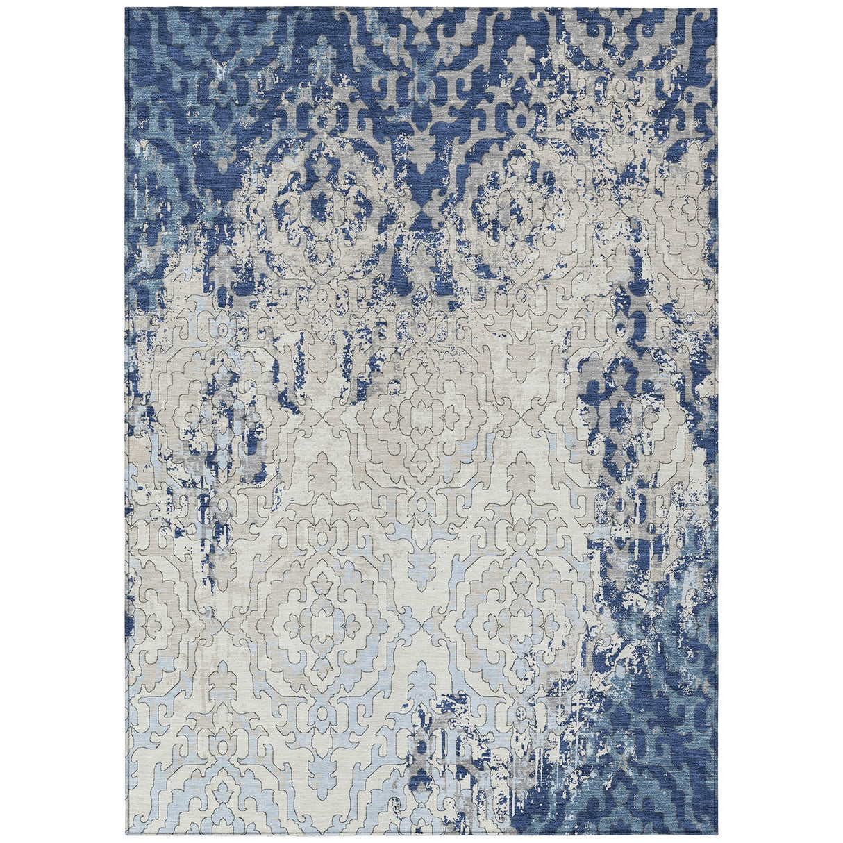 Machine Washable Indoor/ Outdoor Chantille Transitional Rug