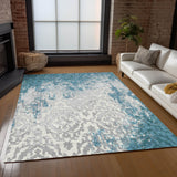Machine Washable Indoor/ Outdoor Chantille Transitional Rug