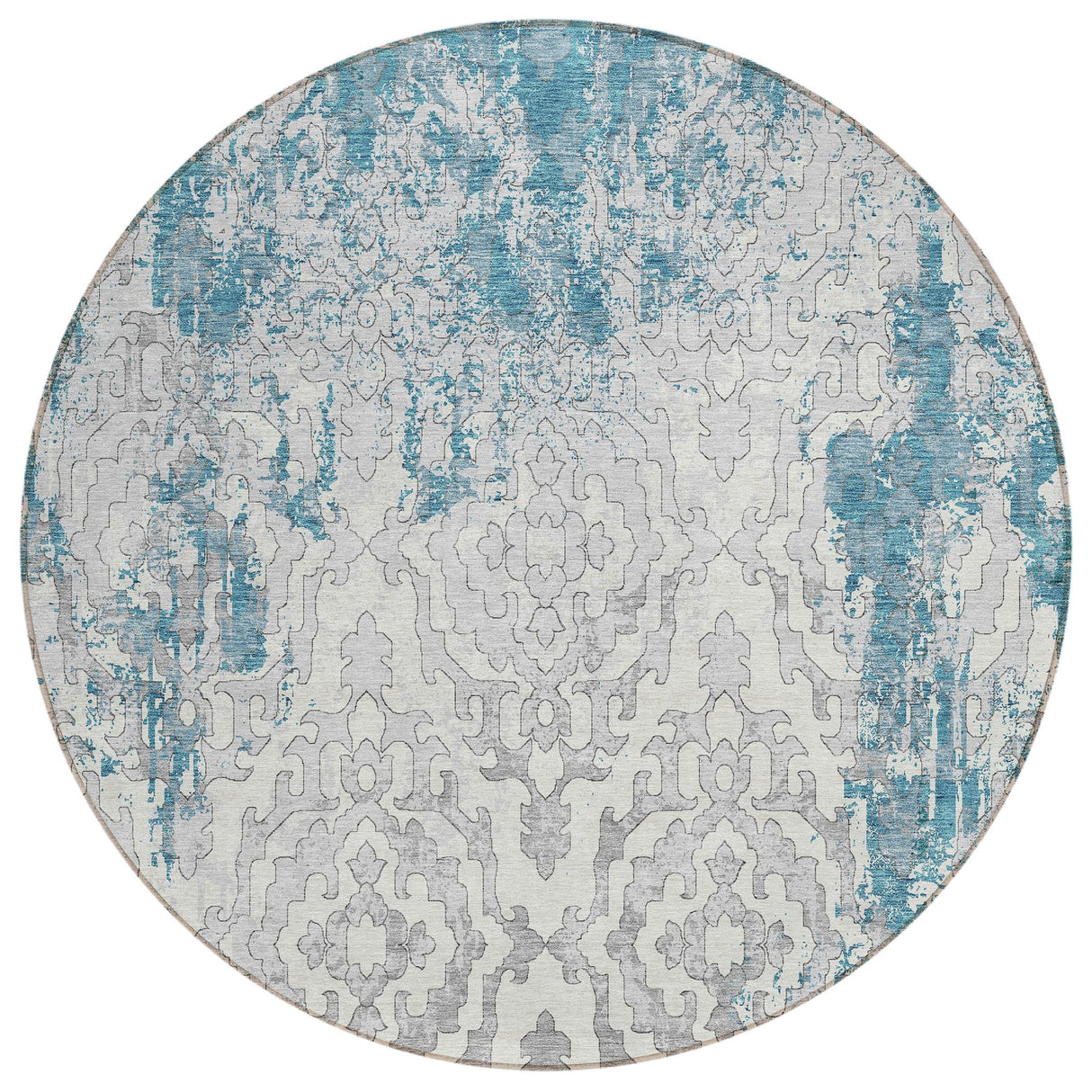 Machine Washable Indoor/ Outdoor Chantille Transitional Rug