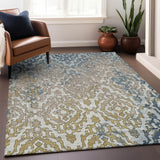 Machine Washable Indoor/ Outdoor Chantille Transitional Rug