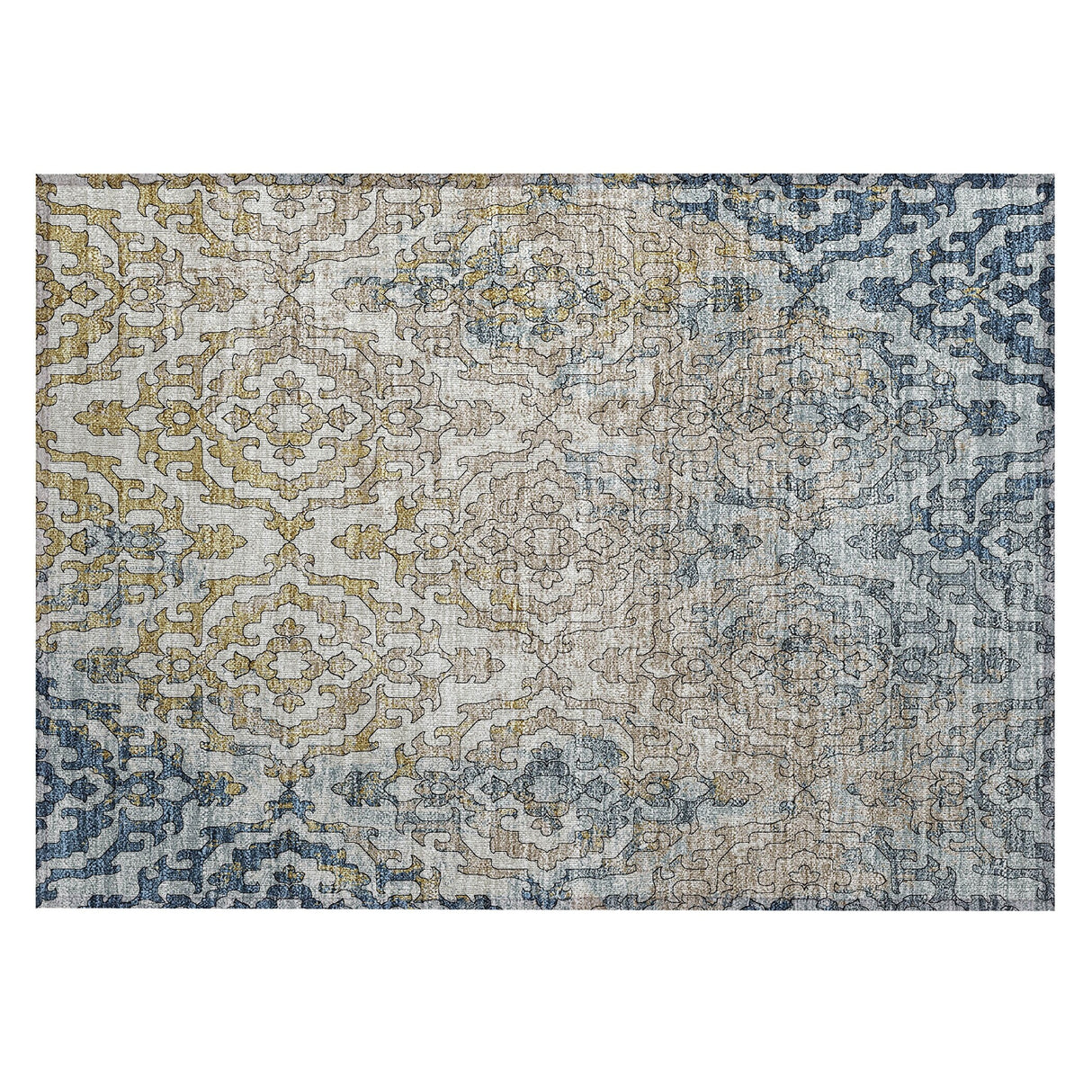 Machine Washable Indoor/ Outdoor Chantille Transitional Rug