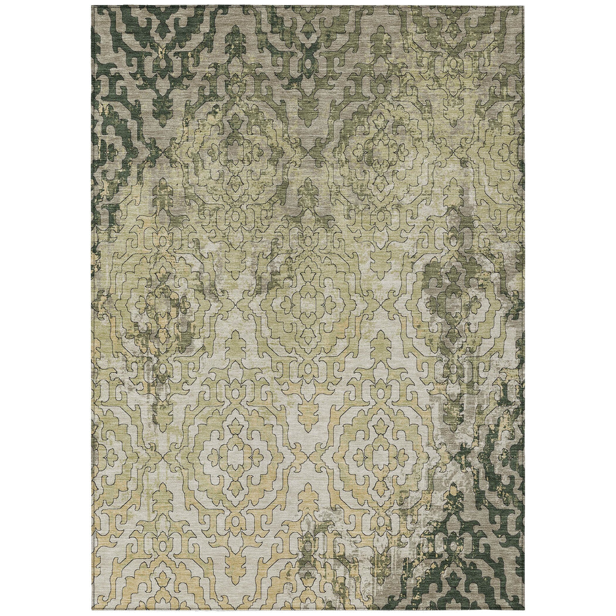 Machine Washable Indoor/ Outdoor Chantille Transitional Rug