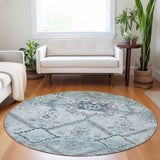Machine Washable Indoor/ Outdoor Chantille Tribal Garden Rug