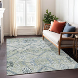 Machine Washable Indoor/ Outdoor Chantille Tribal Garden Rug