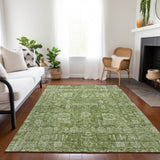 Machine Washable Indoor/ Outdoor Chantille Vintage Traditional Rug