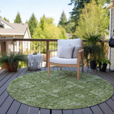 Machine Washable Indoor/ Outdoor Chantille Vintage Traditional Rug