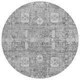 Machine Washable Indoor/ Outdoor Chantille Vintage Traditional Rug