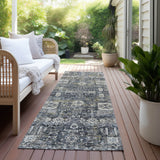Machine Washable Indoor/ Outdoor Chantille Vintage Traditional Rug