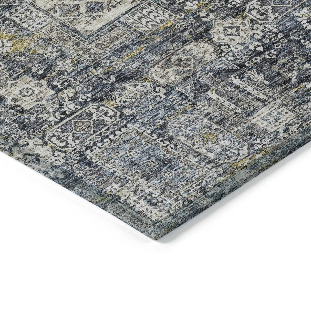 Machine Washable Indoor/ Outdoor Chantille Vintage Traditional Rug