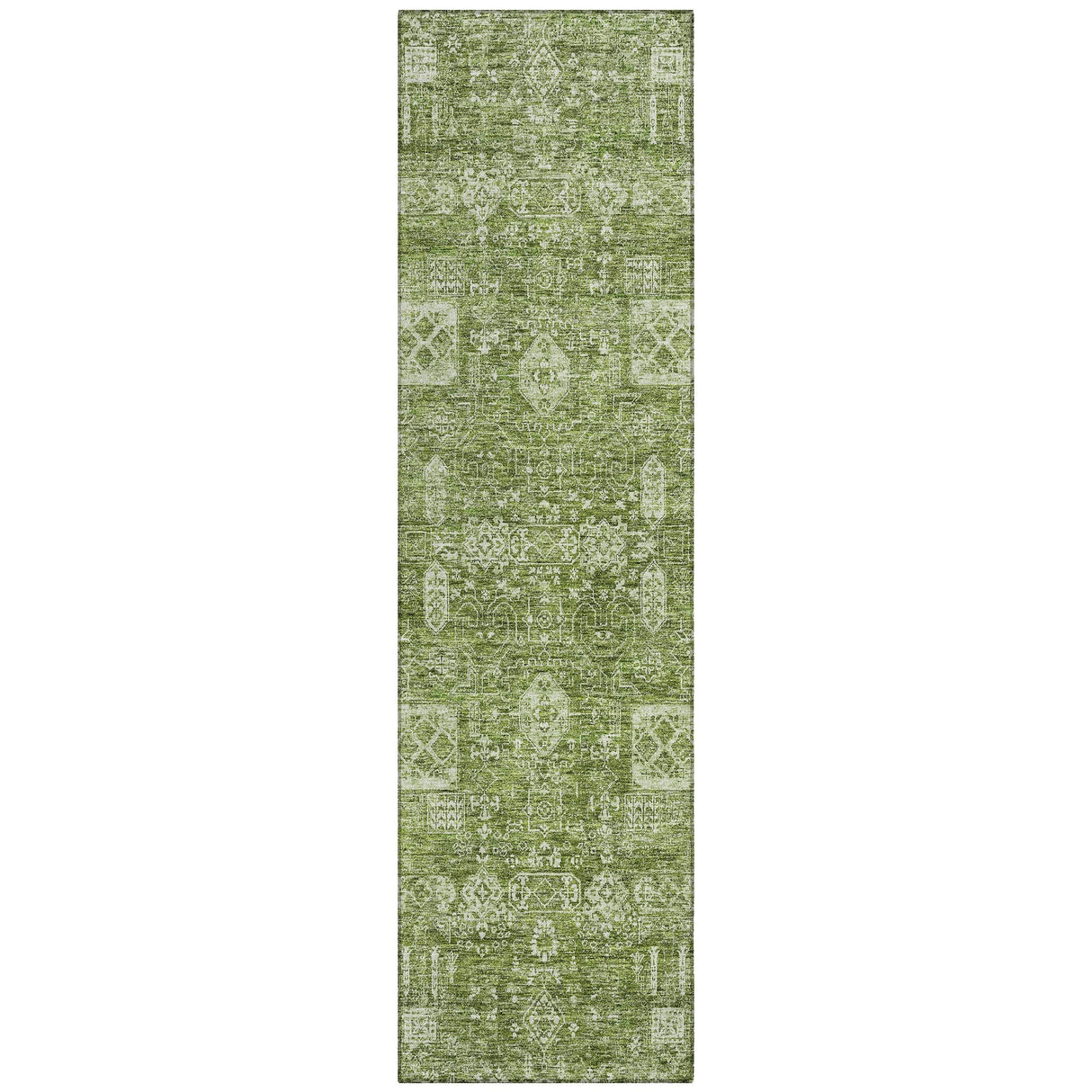 Machine Washable Indoor/ Outdoor Chantille Vintage Traditional Rug