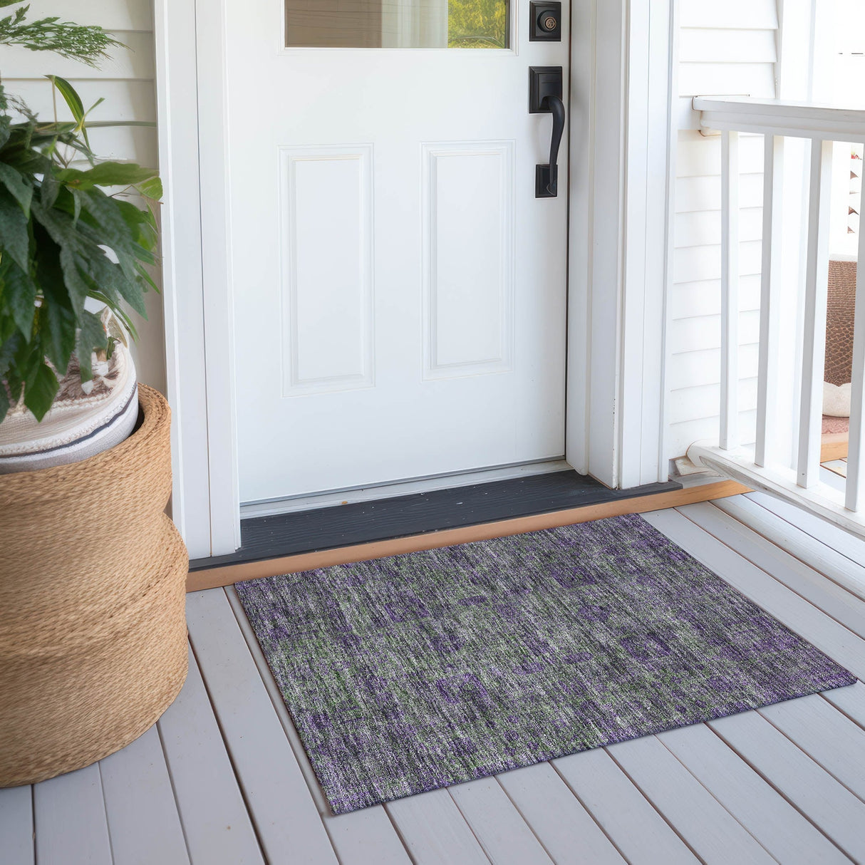 Machine Washable Indoor/ Outdoor Chantille Vintage Traditional Rug