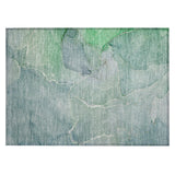 Machine Washable Indoor/ Outdoor Chantille Watercolor Rug