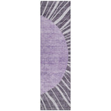 Machine Washable Indoor/ Outdoor ChantilleSunburst Modern Rug
