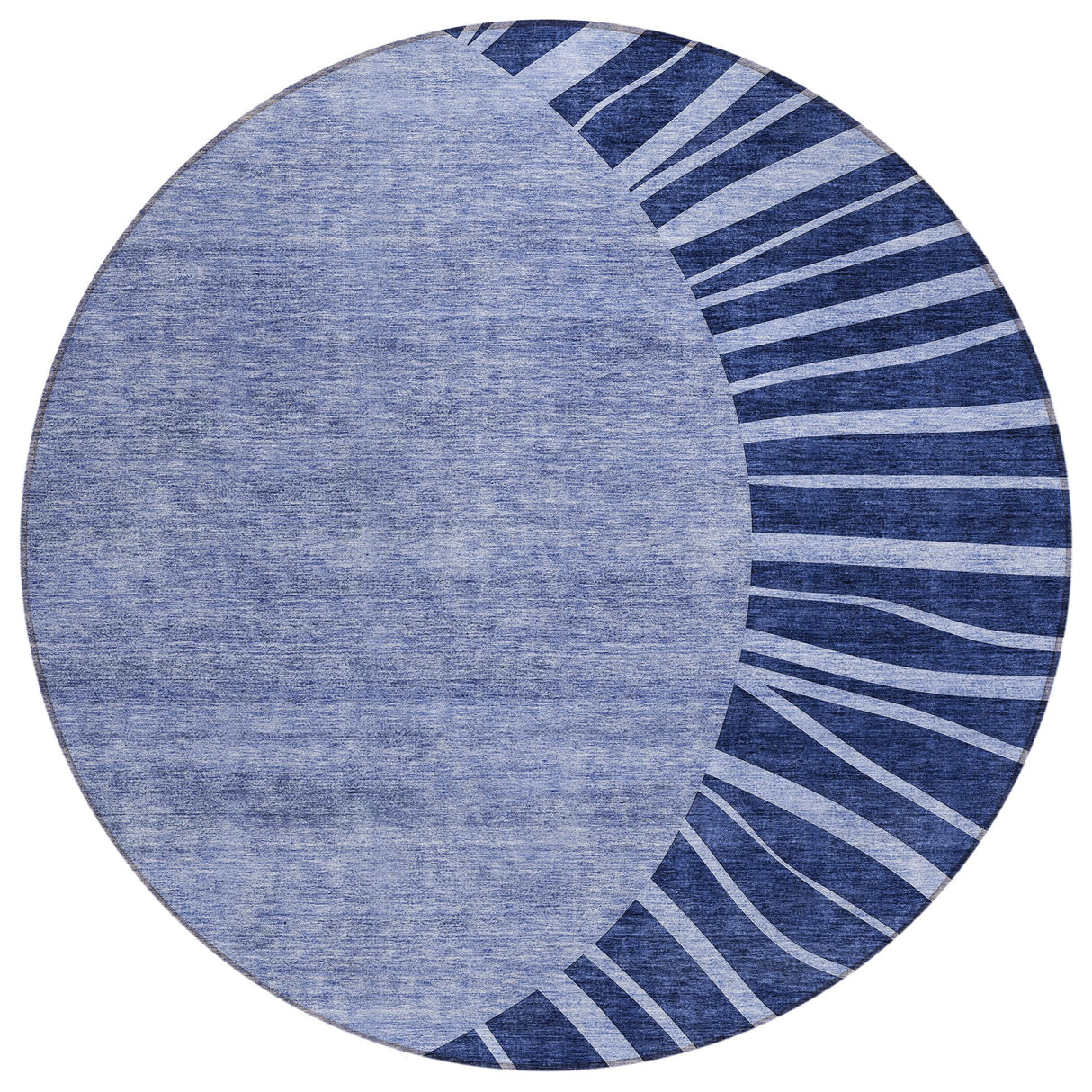 Machine Washable Indoor/ Outdoor ChantilleSunburst Modern Rug