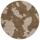 Machine Washable Indoor/ Outdoor Contemporary Abstract Chantille Rug
