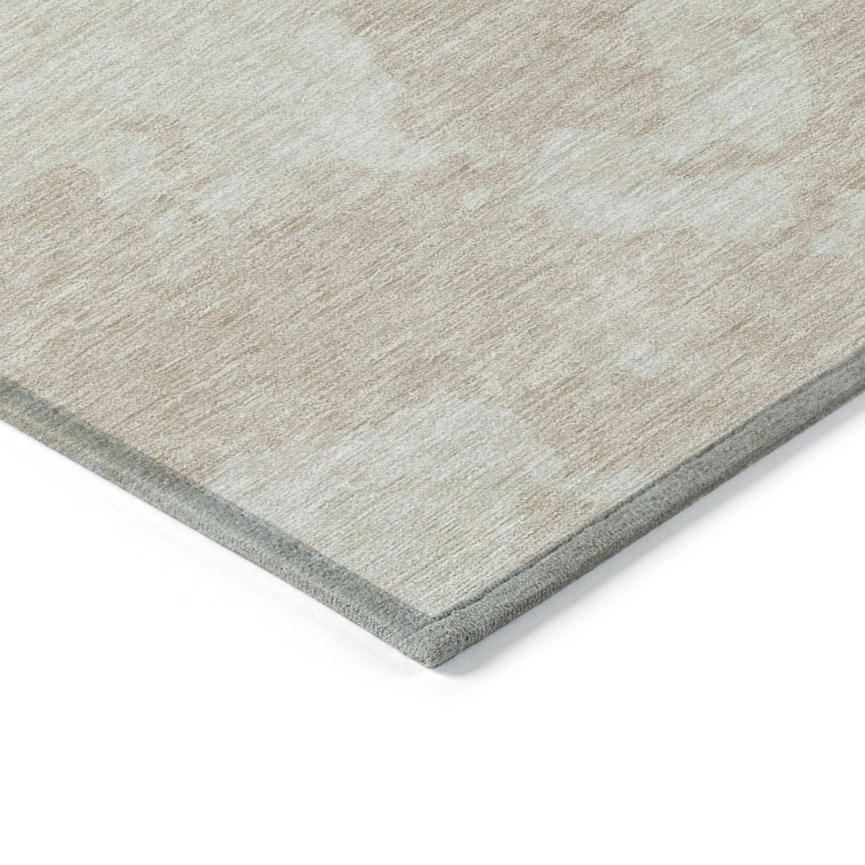 Machine Washable Indoor/ Outdoor Contemporary Abstract Chantille Rug