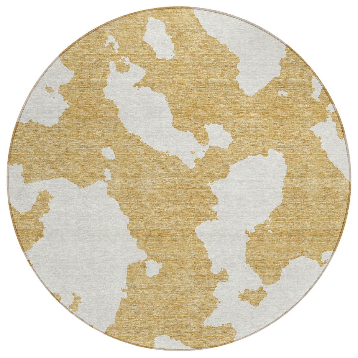 Machine Washable Indoor/ Outdoor Contemporary Abstract Chantille Rug
