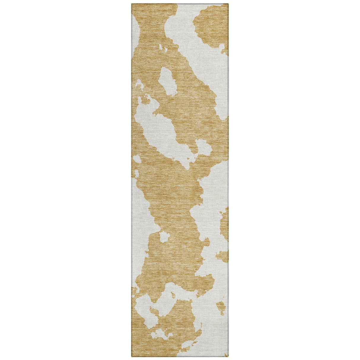Machine Washable Indoor/ Outdoor Contemporary Abstract Chantille Rug