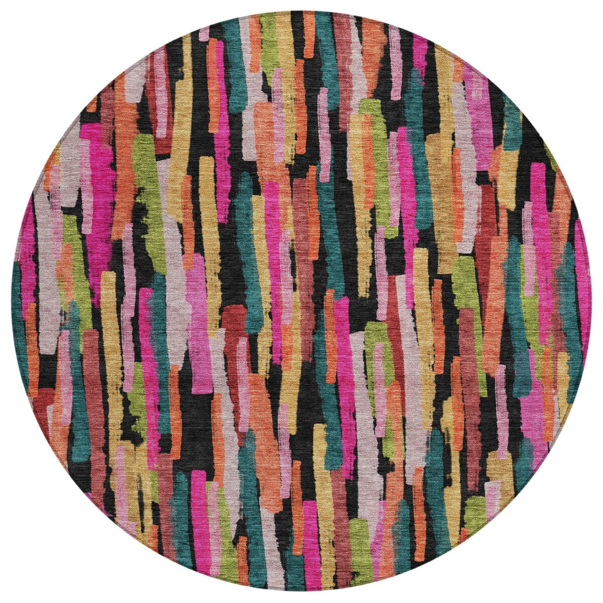 Machine Washable Indoor/ Outdoor Contemporary Chantille Rug