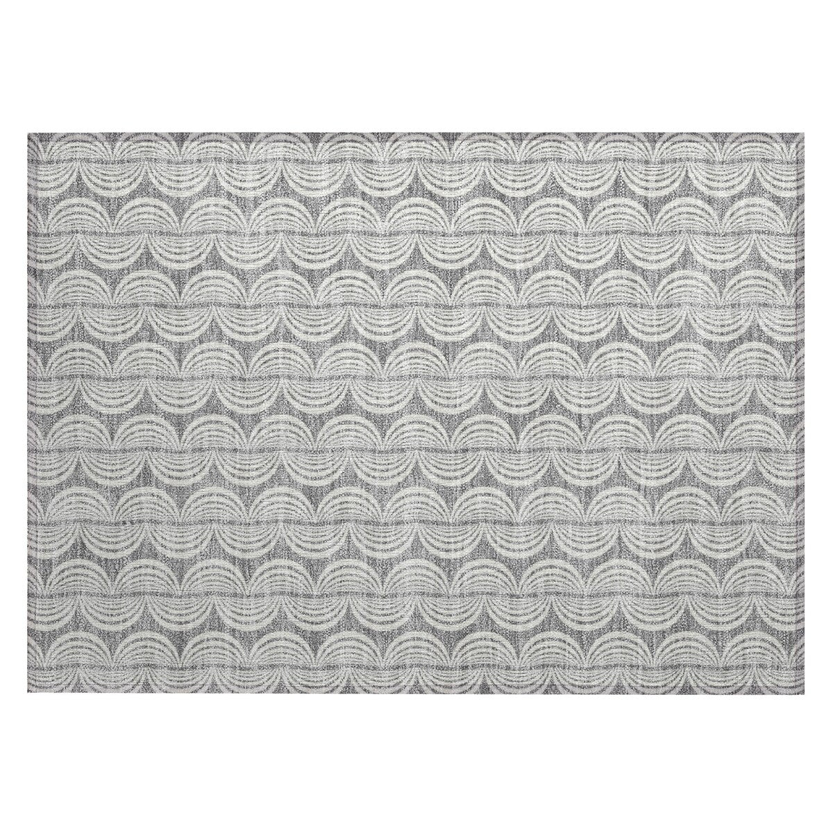 Machine Washable Indoor/ Outdoor Contemporary Chantille Rug