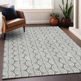 Machine Washable Indoor/ Outdoor Contemporary Chantille Rug