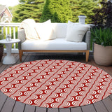 Machine Washable Indoor/ Outdoor Contemporary Chantille Rug