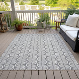 Machine Washable Indoor/ Outdoor Contemporary Chantille Rug