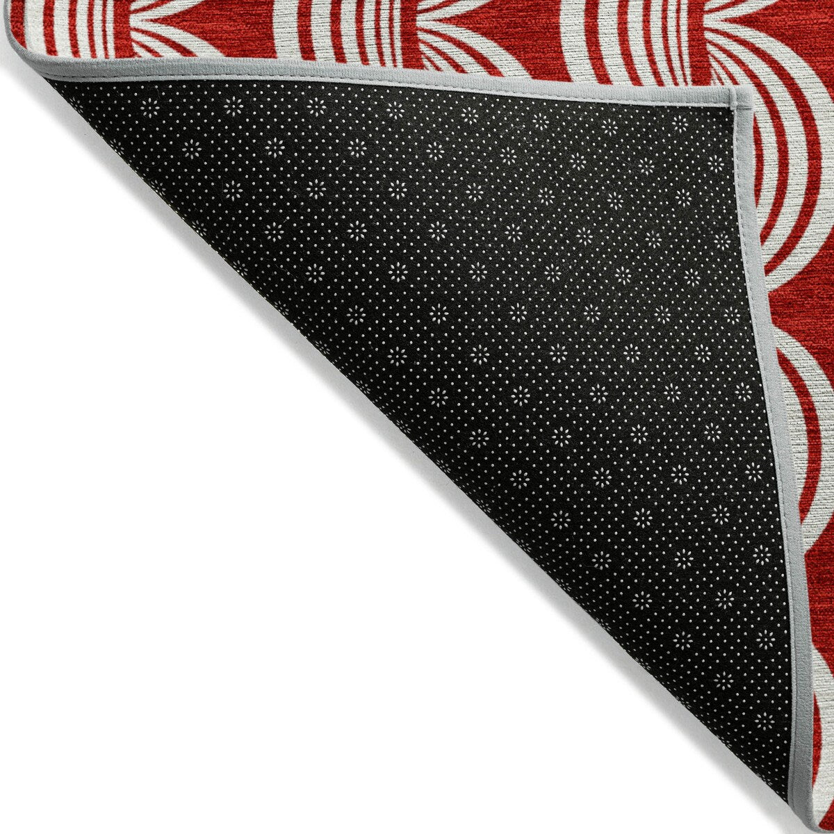 Machine Washable Indoor/ Outdoor Contemporary Chantille Rug