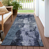 Machine Washable Indoor/ Outdoor Contemporary Chantille Rug