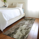 Machine Washable Indoor/ Outdoor Contemporary Chantille Rug