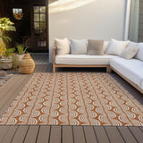 Machine Washable Indoor/ Outdoor Contemporary Chantille Rug