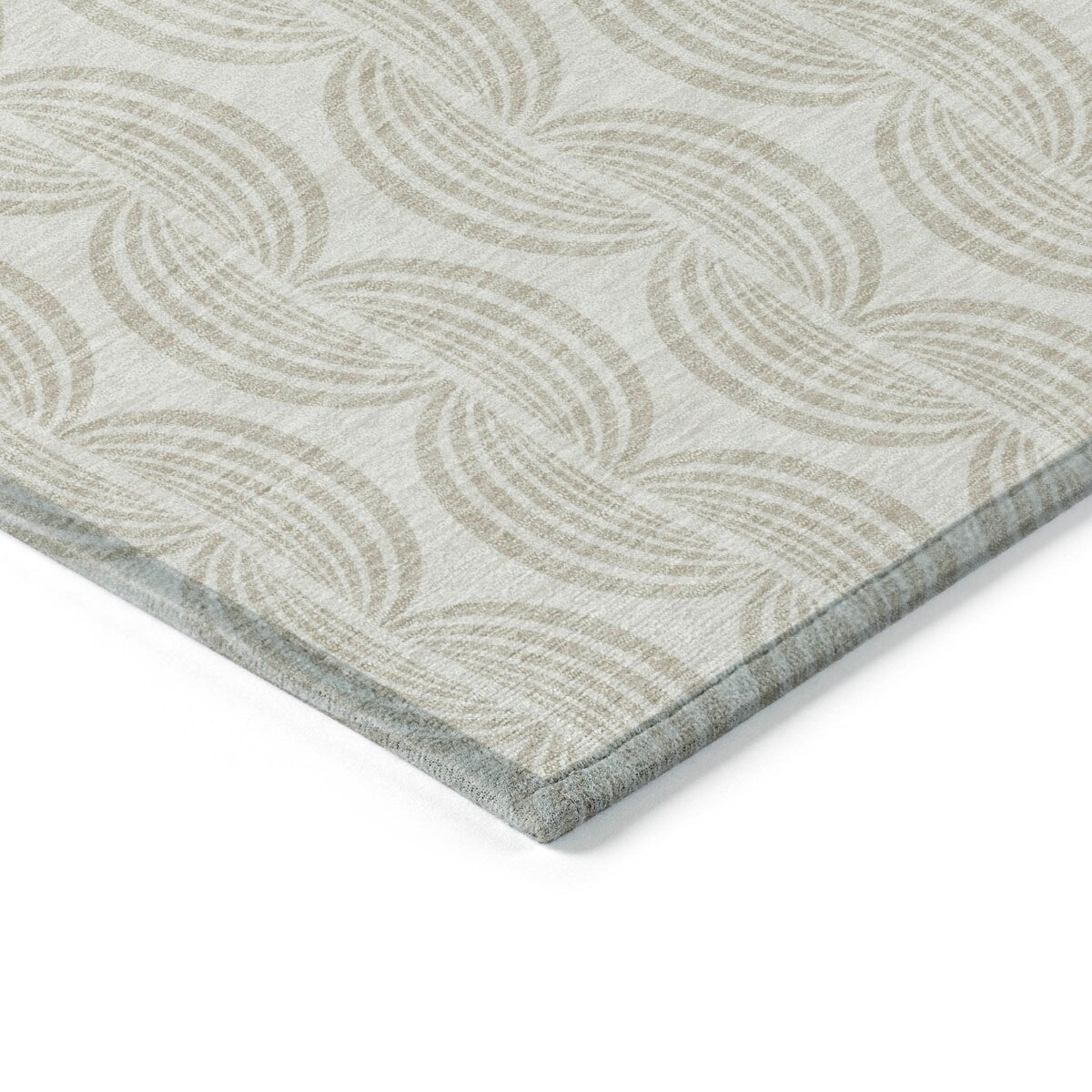 Machine Washable Indoor/ Outdoor Contemporary Chantille Rug