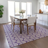 Machine Washable Indoor/ Outdoor Contemporary Chantille Rug
