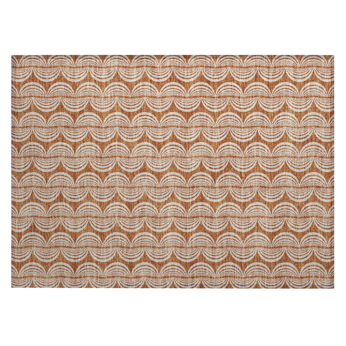 Machine Washable Indoor/ Outdoor Contemporary Chantille Rug