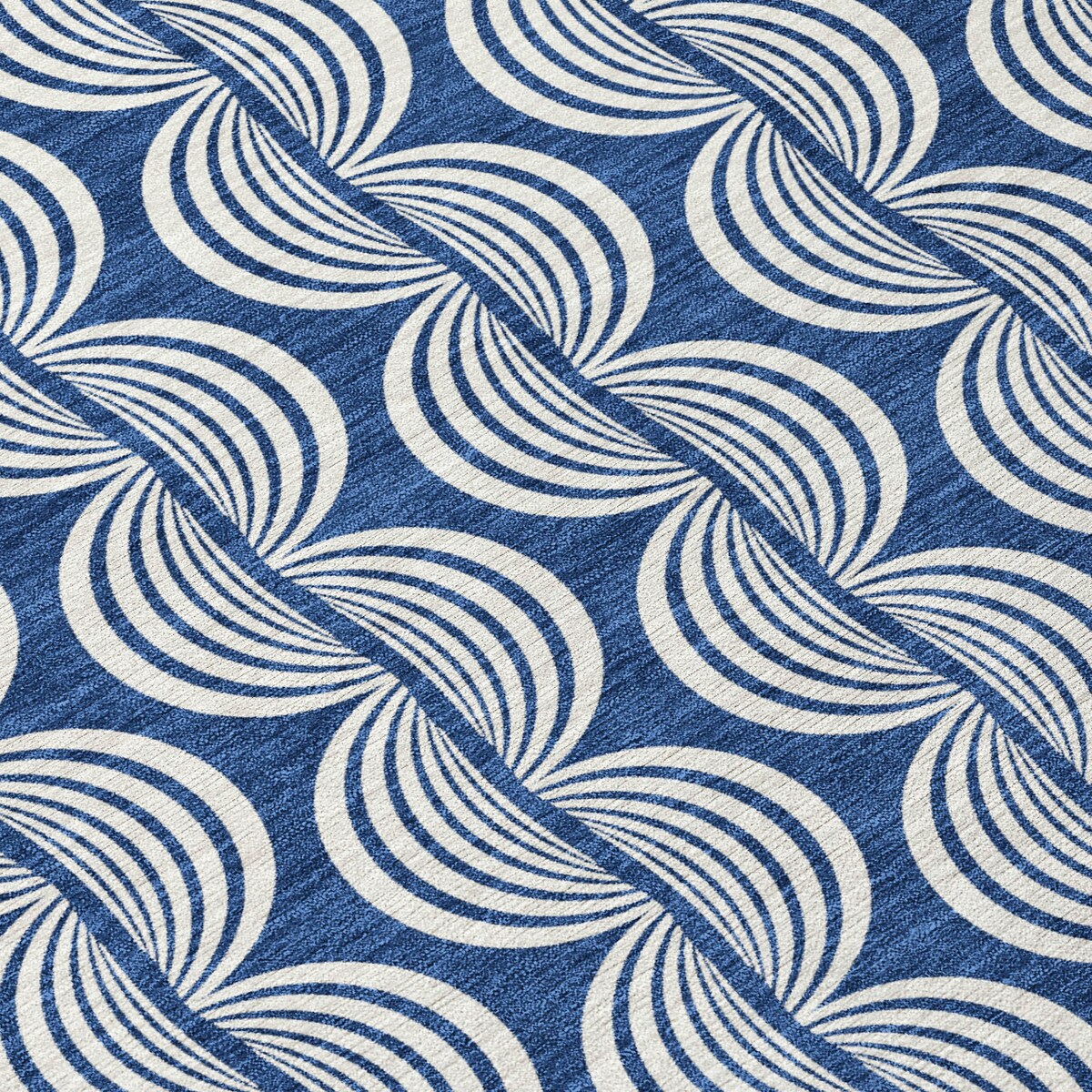 Machine Washable Indoor/ Outdoor Contemporary Chantille Rug