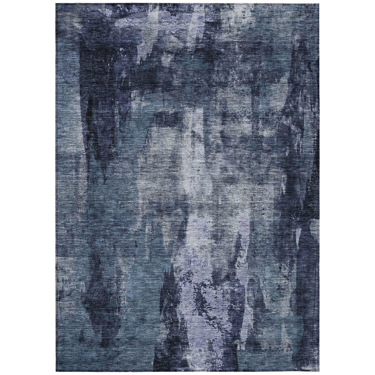 Machine Washable Indoor/ Outdoor Contemporary Chantille Rug