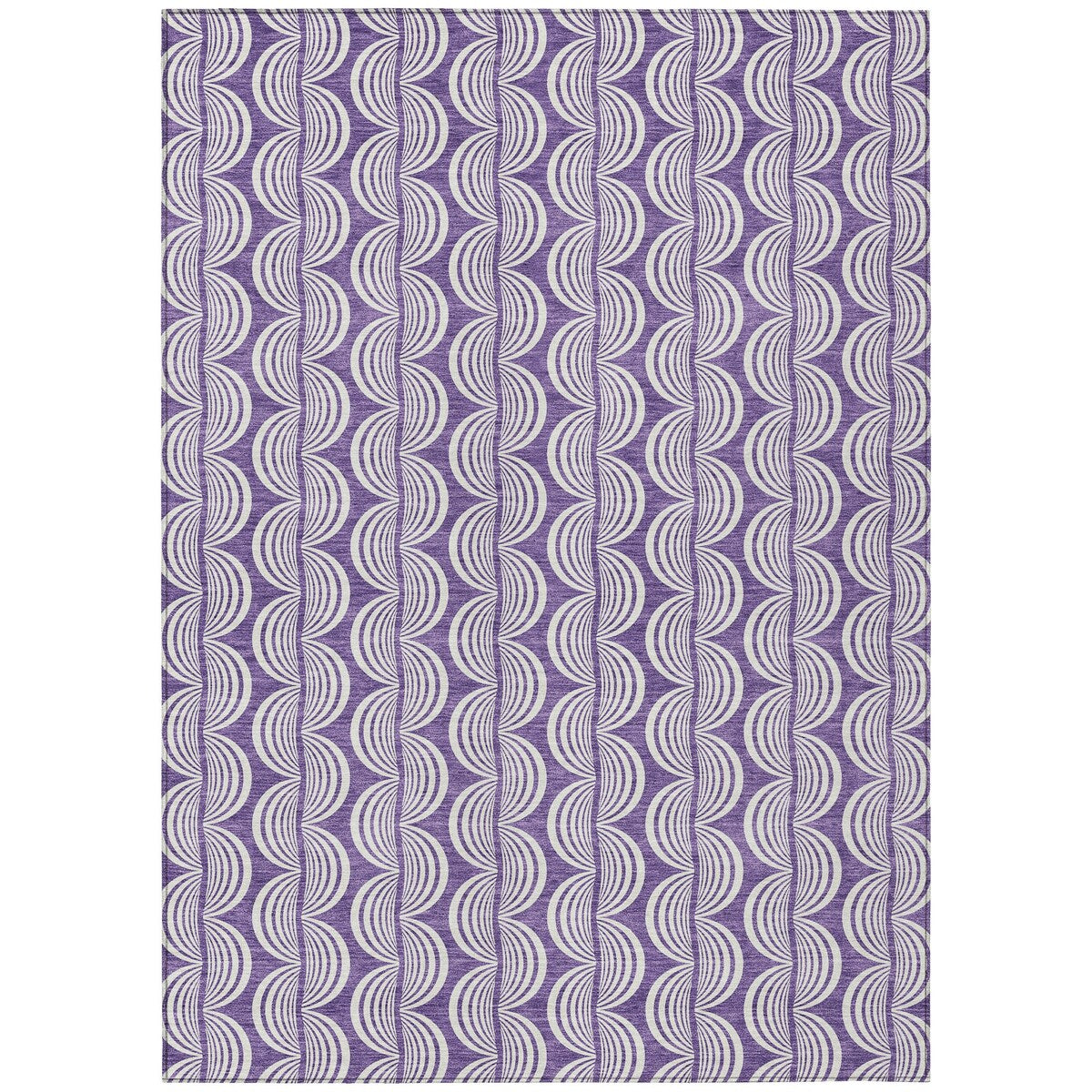 Machine Washable Indoor/ Outdoor Contemporary Chantille Rug