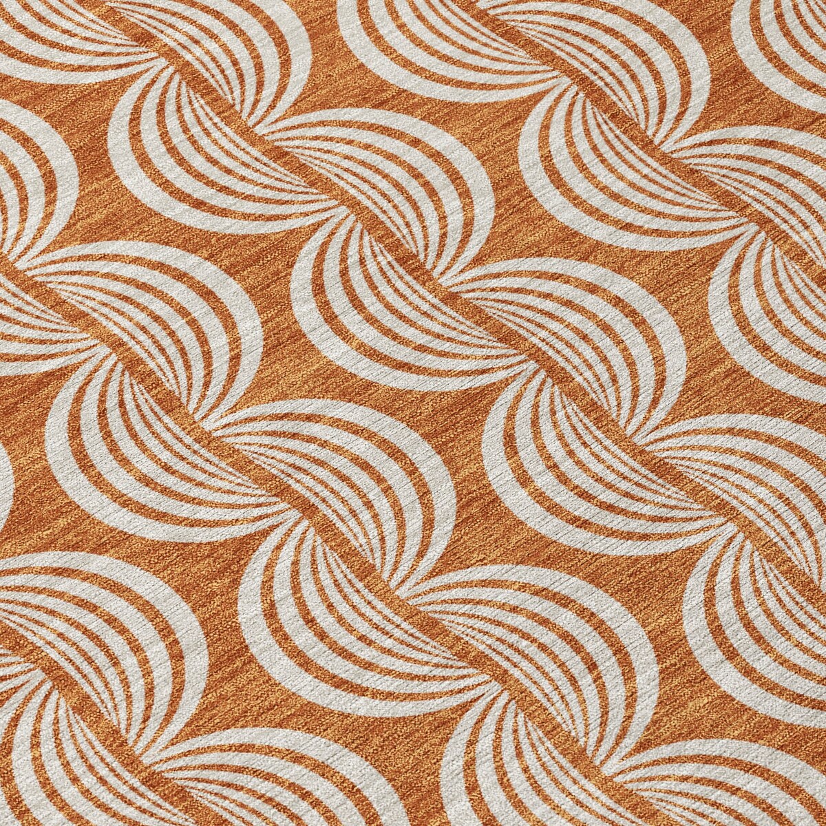 Machine Washable Indoor/ Outdoor Contemporary Chantille Rug