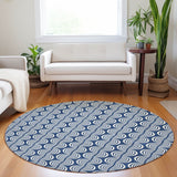 Machine Washable Indoor/ Outdoor Contemporary Chantille Rug