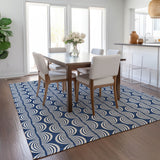 Machine Washable Indoor/ Outdoor Contemporary Chantille Rug