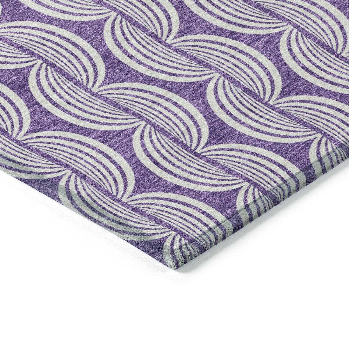 Machine Washable Indoor/ Outdoor Contemporary Chantille Rug