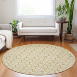 Machine Washable Indoor/ Outdoor Contemporary Chantille Rug