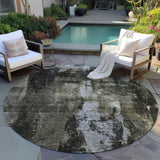 Machine Washable Indoor/ Outdoor Contemporary Chantille Rug
